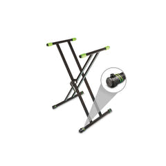 Gravity KSX 2 RD SET 2 - Dobbelt X-formet keyboardstativ og støttebord, sett 2