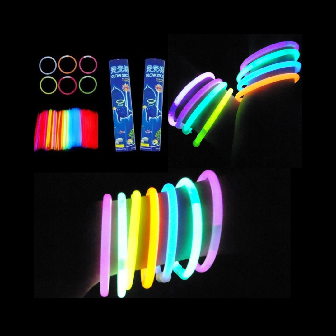 Glowsticks-pakke med 300 stk.