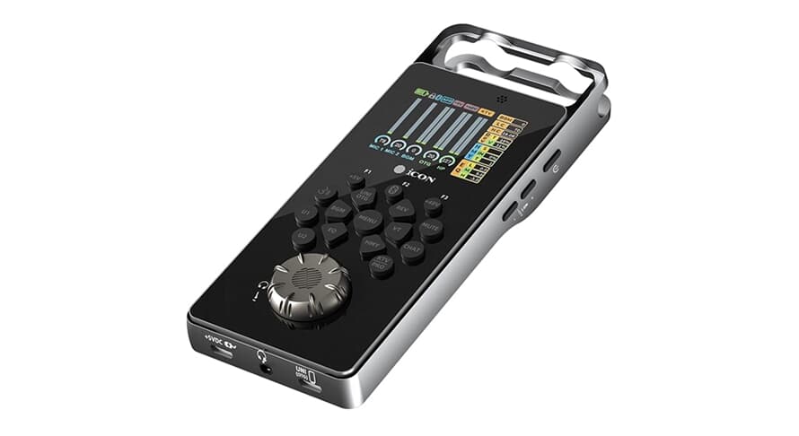 iCon GoLive Pro mobilt streaminggrensesnitt