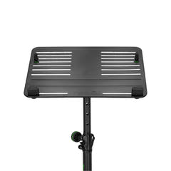Gravity LTS T 02 B - Universelt laptopstativ med justerbare holdepinner og stålbase, svart