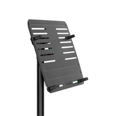 Gravity LTS T 02 B - Universelt laptopstativ med justerbare holdepinner og stålbase, svart