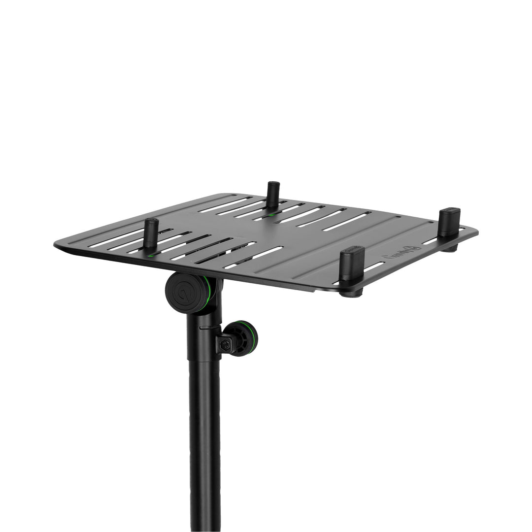 Gravity LTS T 02 B - Universelt laptopstativ med justerbare holdepinner og stålbase, svart