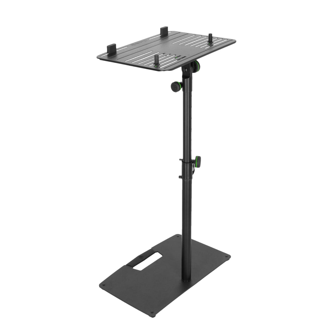 Gravity LTS T 02 B - Universelt laptopstativ med justerbare holdepinner og stålbase, svart