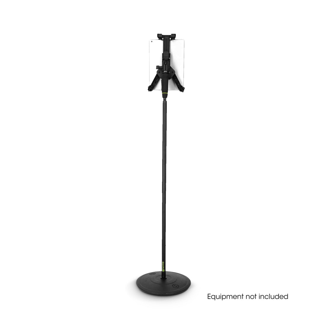 Gravity MA T TH 02 SET 2 - Tablet-holder for reisende og enhånds mikrofonStativ med rund fot