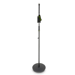Gravity MS 23 - Mikrofonstativ med rund base, svart