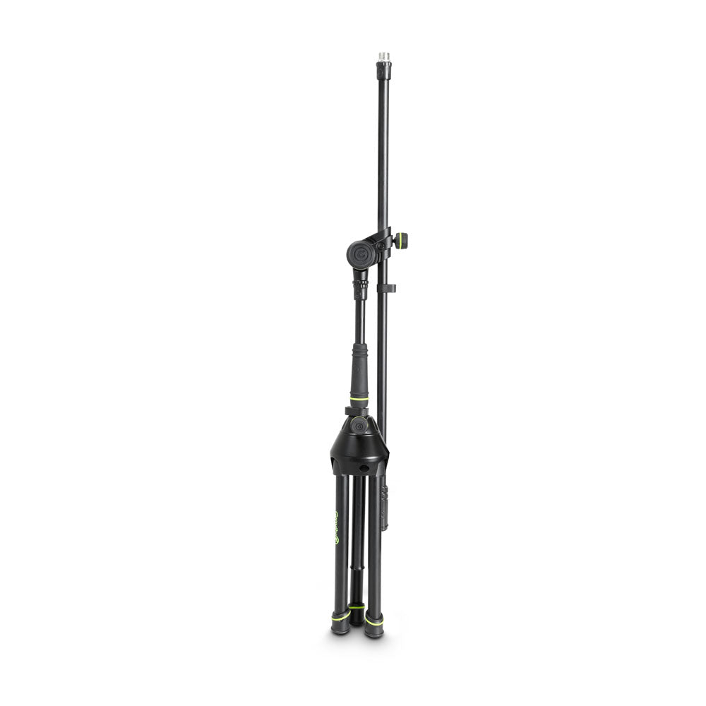 Gravity MS 4221 B - Kort mikrofonstativ med sammenleggbar trefot og 2-punkts justerbar boomarm