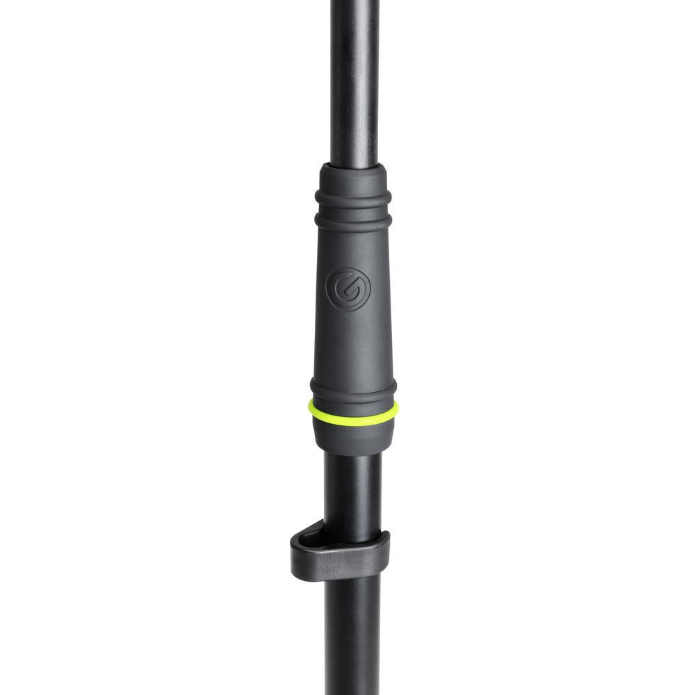 Gravity MS 4221 B - Kort mikrofonstativ med sammenleggbar trefot og 2-punkts justerbar boomarm