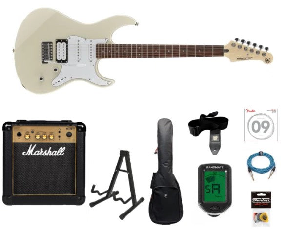 Yamaha Pacifica GPA112V startpakke (Vintage White)
