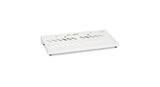 Gator GPB-BAK-WH pedalbrett i aluminium, hvitt
