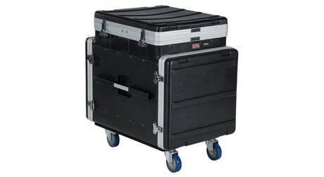 Gator GRC-12X10 PU konsollrack 12U topp og 10U side