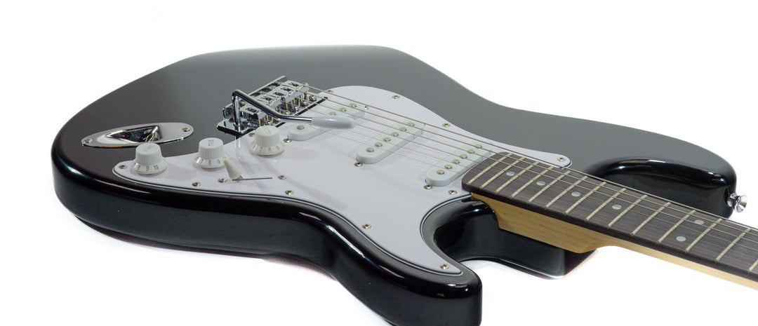 Grooveland ST El-gitar (Svart)