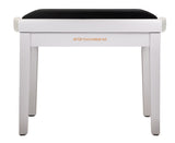 Grooveland KB200 Pianokrakk (Matt Hvit, Svart Sete)