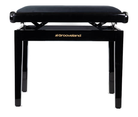 Grooveland KB200 Pianokrakk (Svart Høyglans)