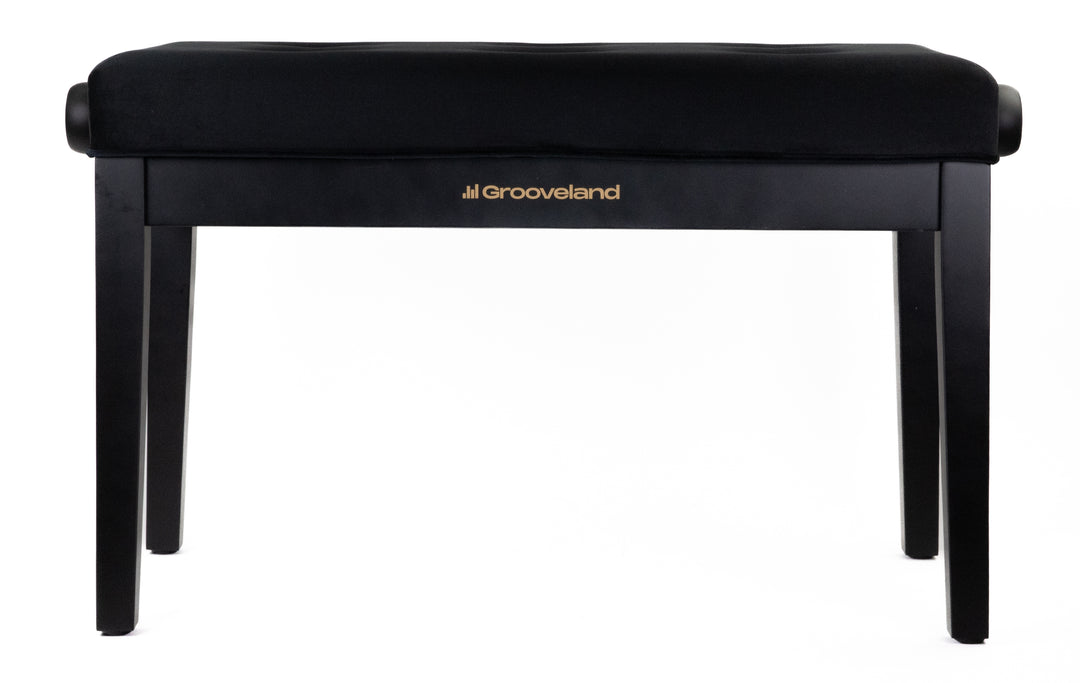 Grooveland KB320 Dobbel pianokrakk (Matt svart)