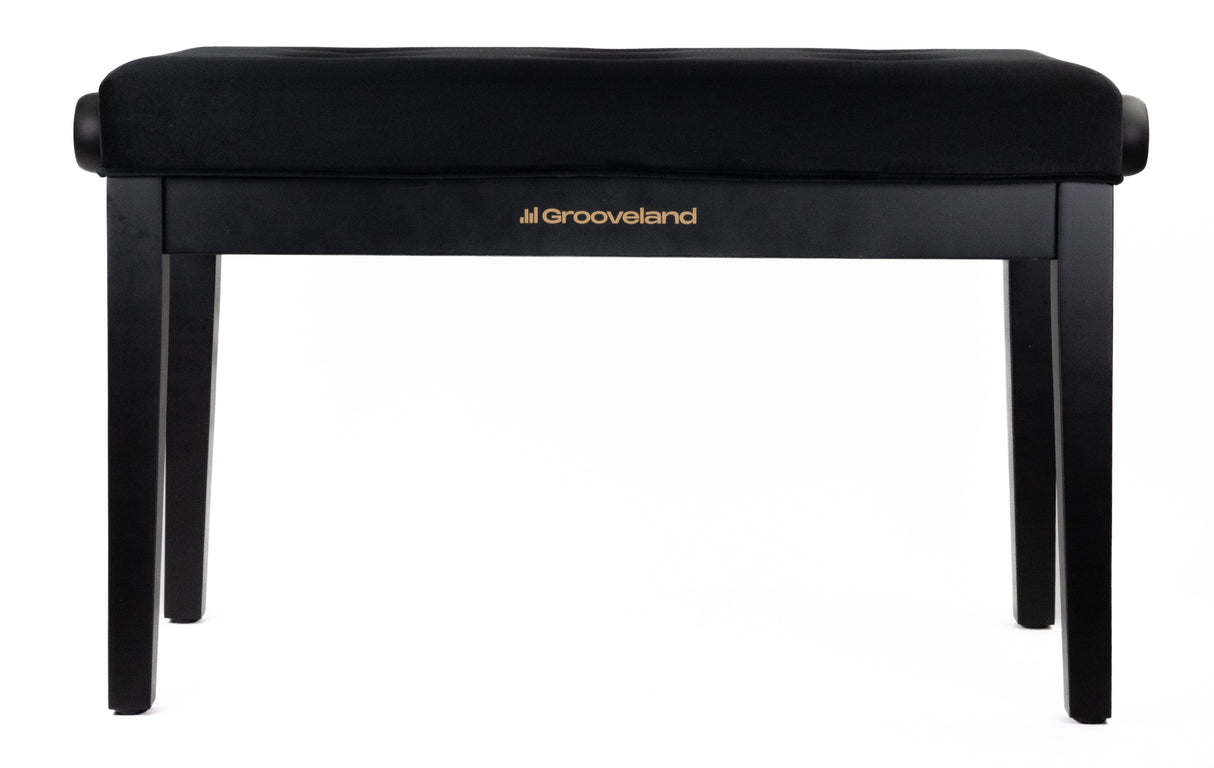 Grooveland KB320 Dobbel pianokrakk (Matt svart)
