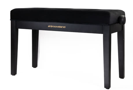 Grooveland KB320 Dobbel pianokrakk (Matt svart)