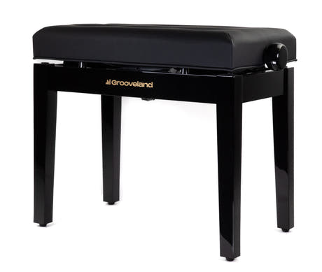 Grooveland KB400 Hydraulisk pianokrakk (Svart Høyglans)
