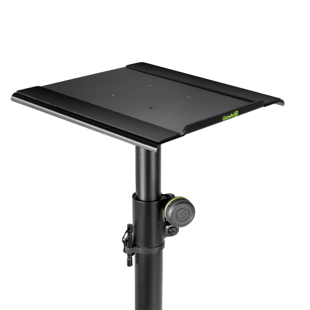 Gravity SP 3202 CS B - Høyttalerstativ for studiomonitor med firkantet stålbase