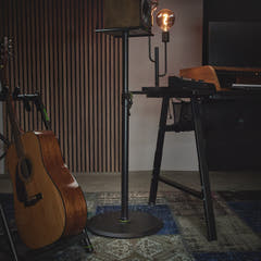 Gravity SP 3202 LR B - Stativ for studiomonitorhøyttaler med stor rund base