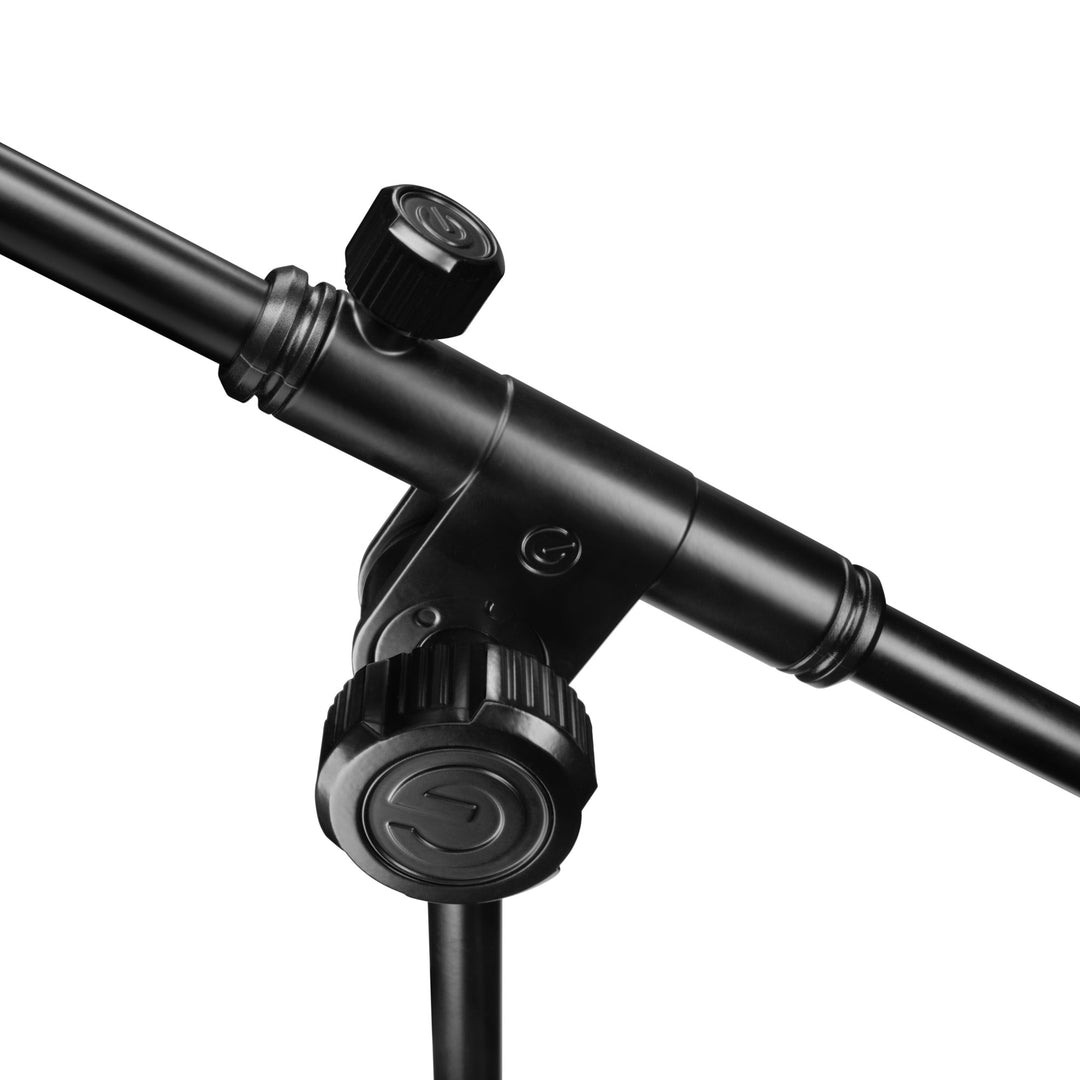 Gravity TMS 2322 – Mikrofonstativ i Touring-serien med rund base og 2-punktsjustering, teleskopisk bomstang