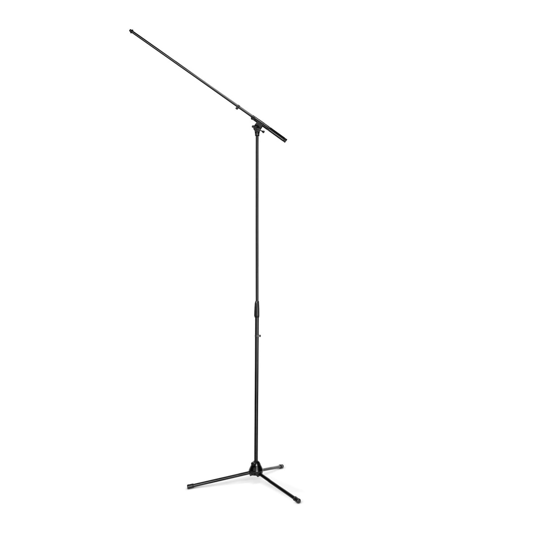 Gravity TMS 4321 OH B – Overhead-mikrofonstativ for turnébruk med ekstra bredt sammenleggbart trebeinstativ og ekstra lang bomarm