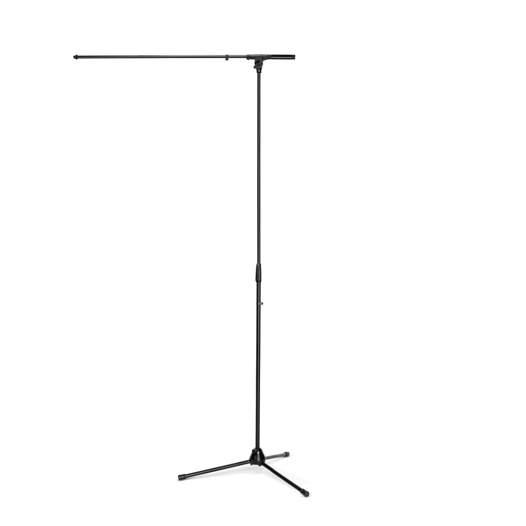 Gravity TMS 4321 OH B – Overhead-mikrofonstativ for turnébruk med ekstra bredt sammenleggbart trebeinstativ og ekstra lang bomarm