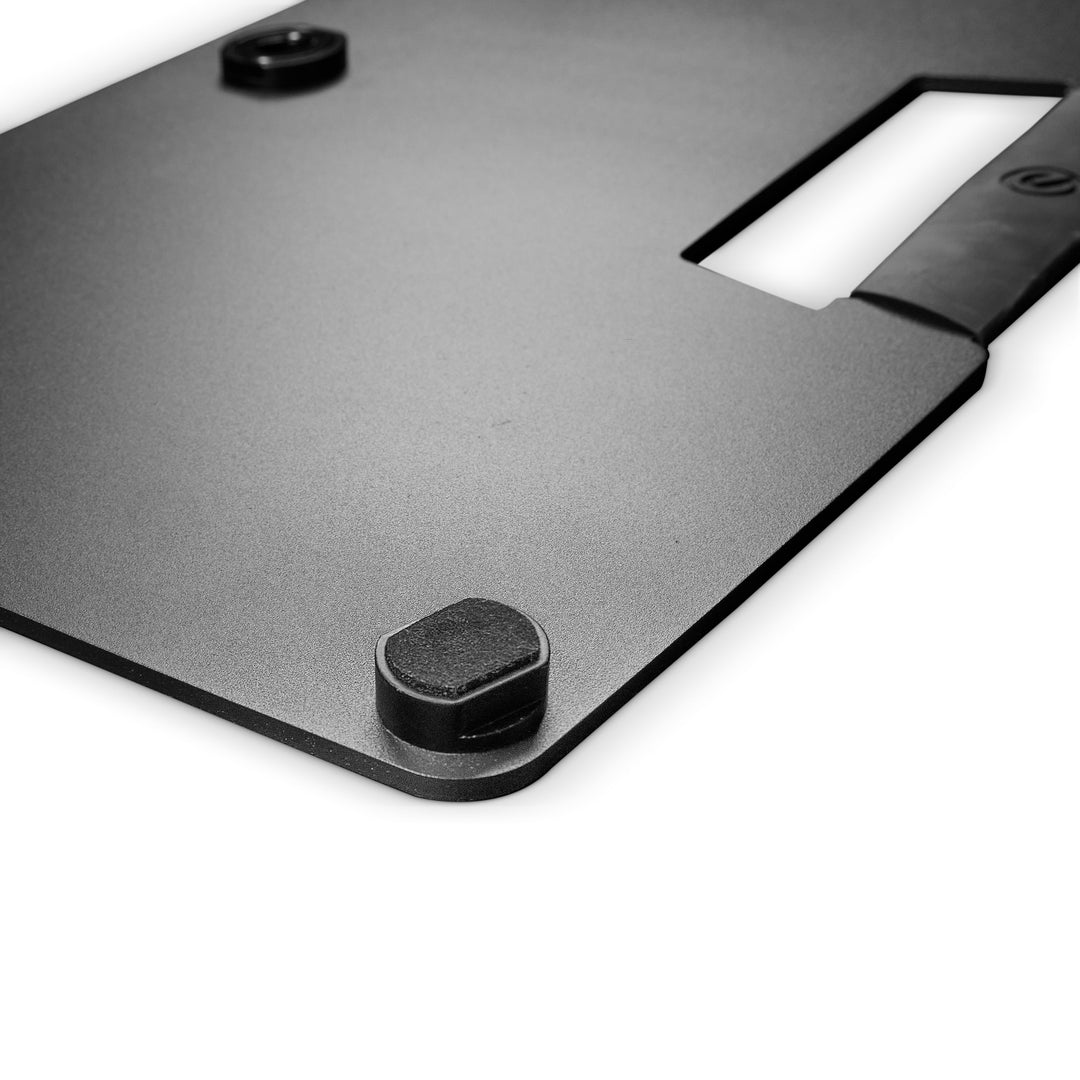 Gravity WBH 431 B - Rektangulær stålbaseplate med M20-gjenge
