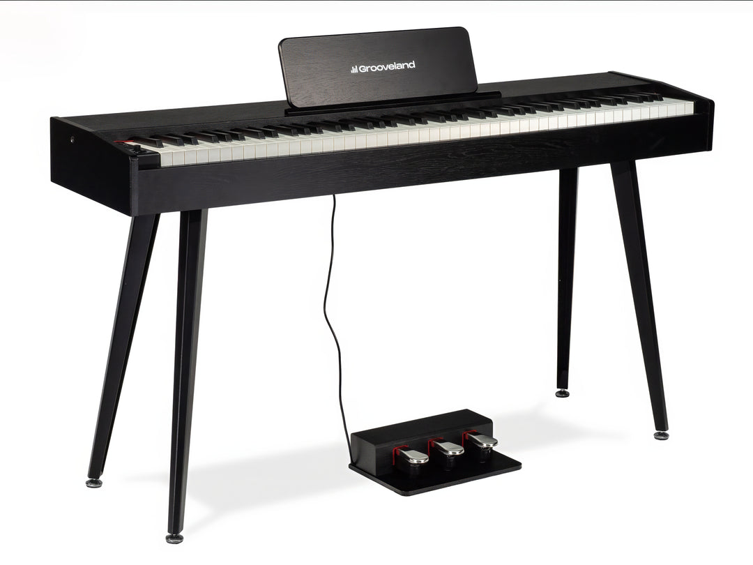 Grooveland DDP-140 El Piano (Svart) Bundle