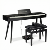 Grooveland DDP-140 El Piano (Svart) Bundle