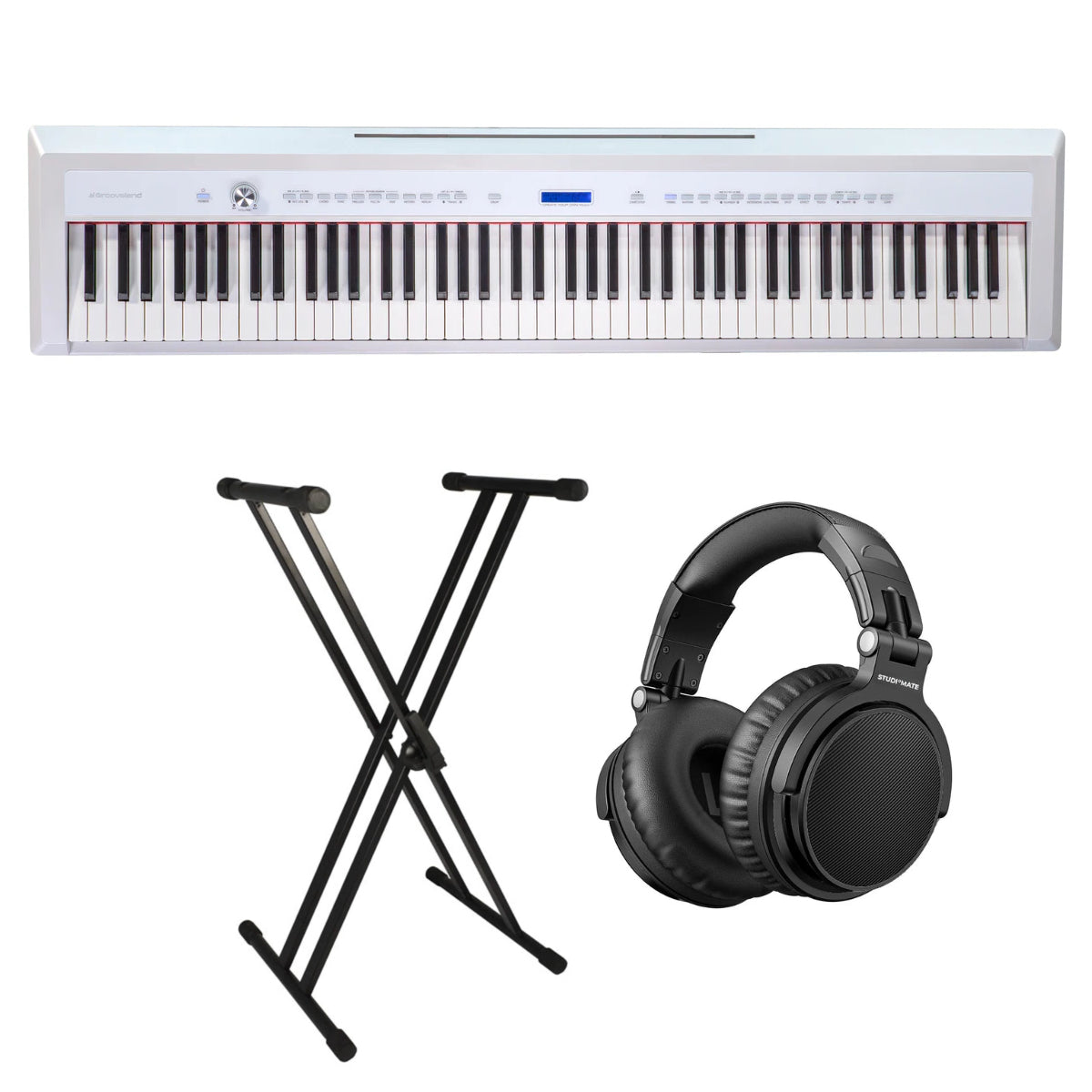 Grooveland P22 Elektrisk Piano Pack (Hvid)