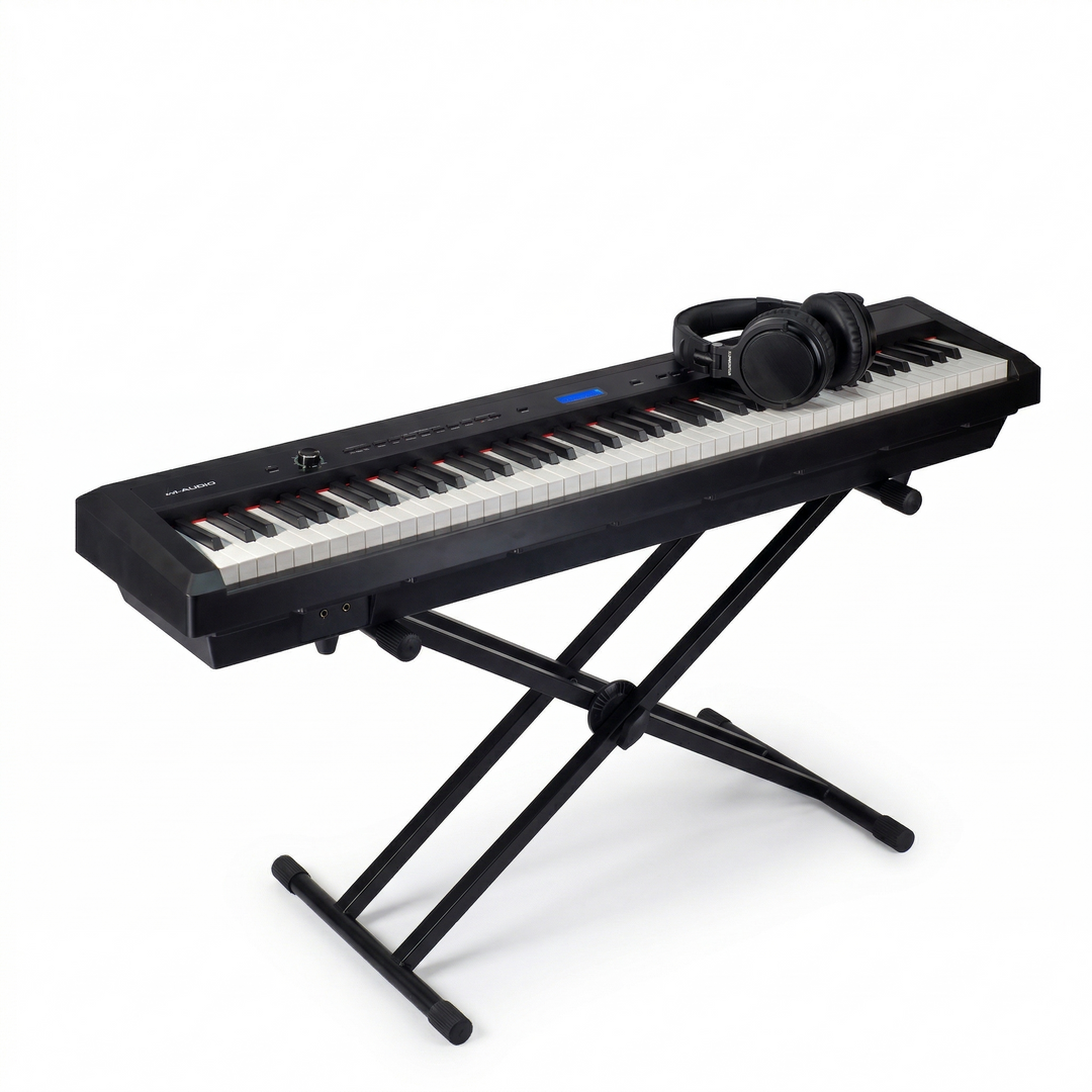 Grooveland P22 Elektrisk Piano Pack (Sort)