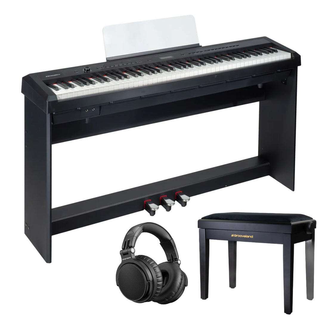Grooveland P22 komplett Piano Pack, Sort