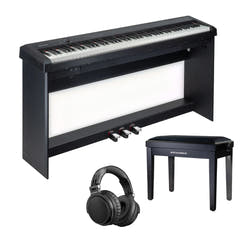 Grooveland P450 Komplett pianopakke (Svart)