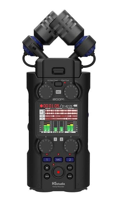 Zoom H5 studio håndholdt opptaker
