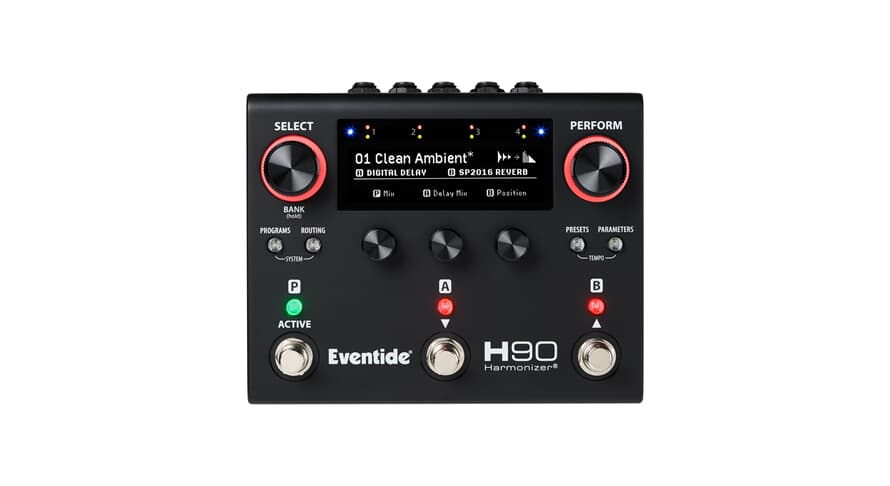 Eventide H90 Dark Harmonizer-multieffektpedal, begrenset utgave