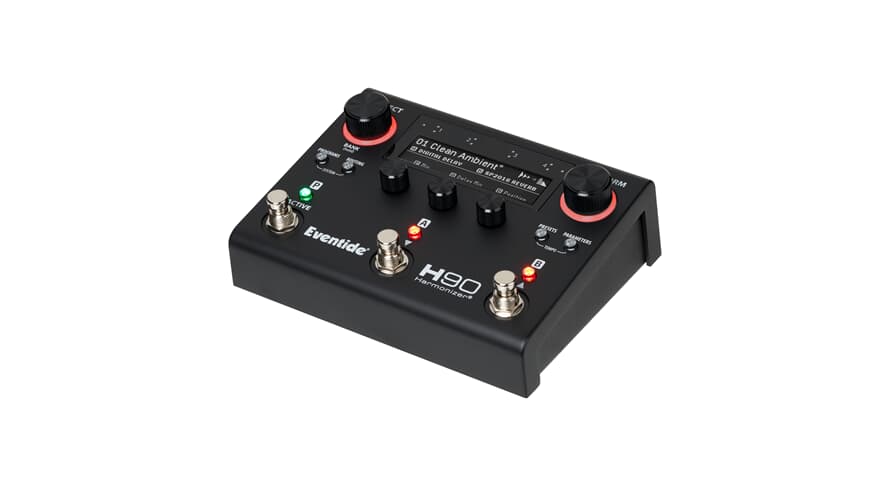 Eventide H90 Dark Harmonizer-multieffektpedal, begrenset utgave