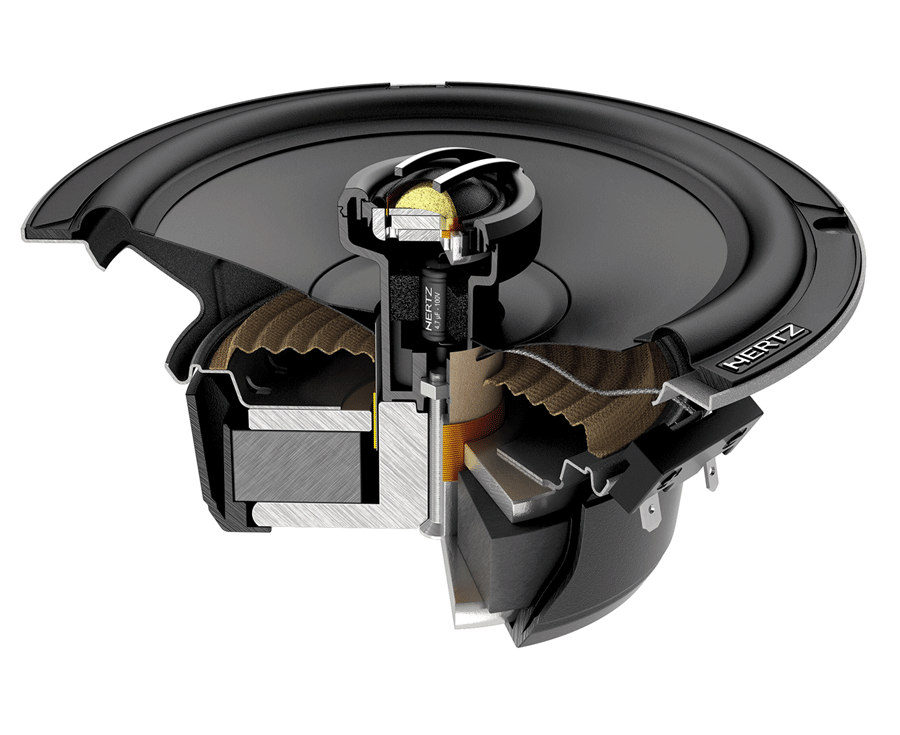 HERTZ CENTO fulltone bilhøyttalersett (165 mm)