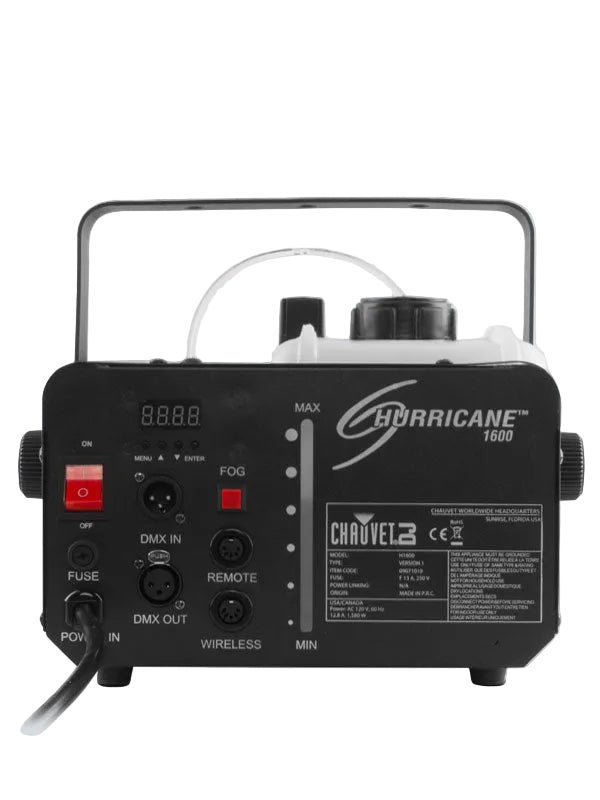 Chauvet Hurricane 1600 røyker