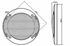 BLAUPUNKT ICx 542 2-veis bilhøyttalere (13 cm, 5,4")