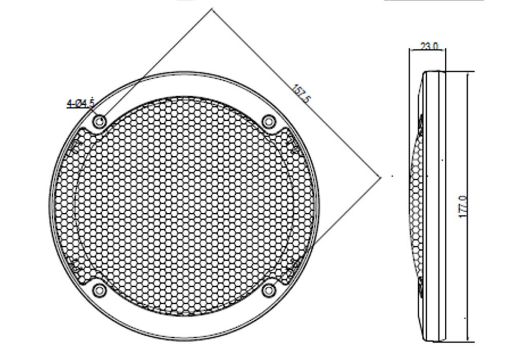 BLAUPUNKT ICx 662 2-veis bilhøyttalere (17 cm, 6,5")