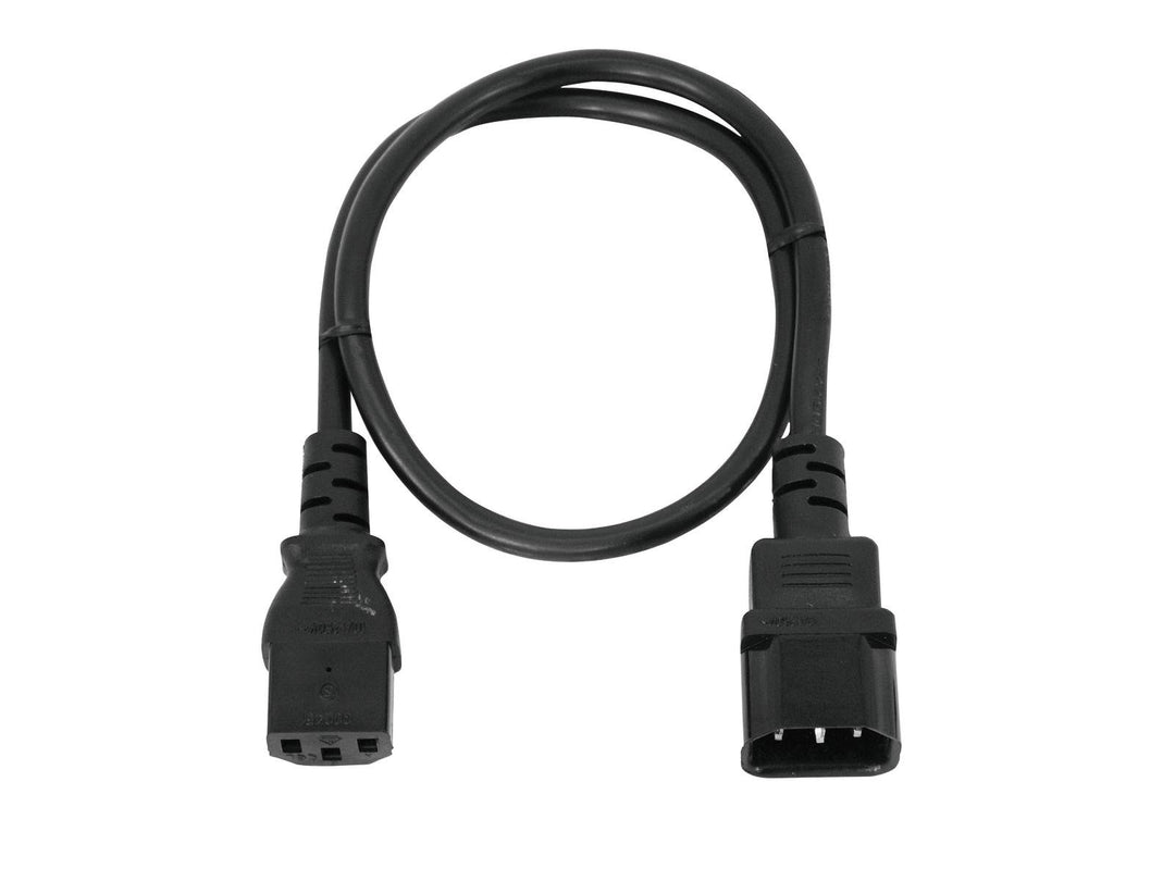 IEC-forlengelseskabel (60 cm)
