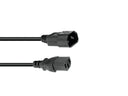 IEC-forlengelseskabel (60 cm)