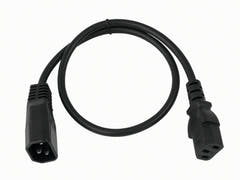IEC-forlengelseskabel (60 cm)