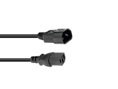 IEC-forlengelseskabel (60 cm)