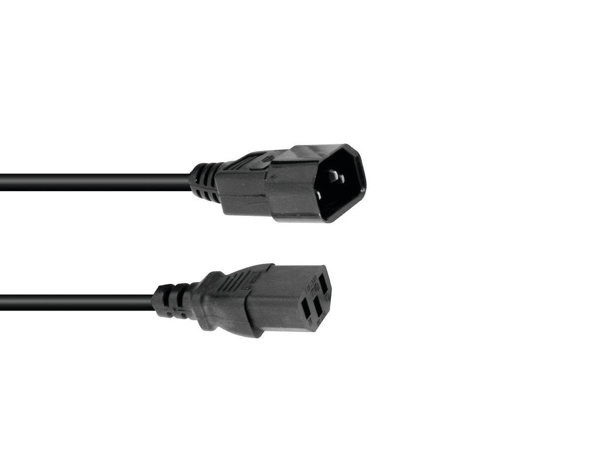 IEC-forlengelseskabel (60 cm)