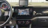 2-DIN-ramme for Mii, Citigo og oppover (Blank Black)