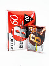TDK kassettbånd (10x60 min.) 