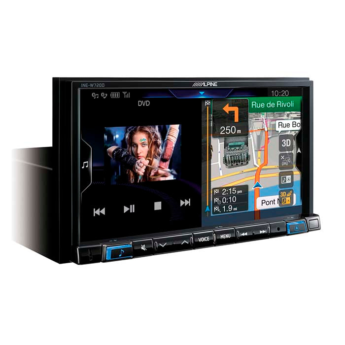 Alpine INE-W720D 2-DIN multimedia-navigasjon