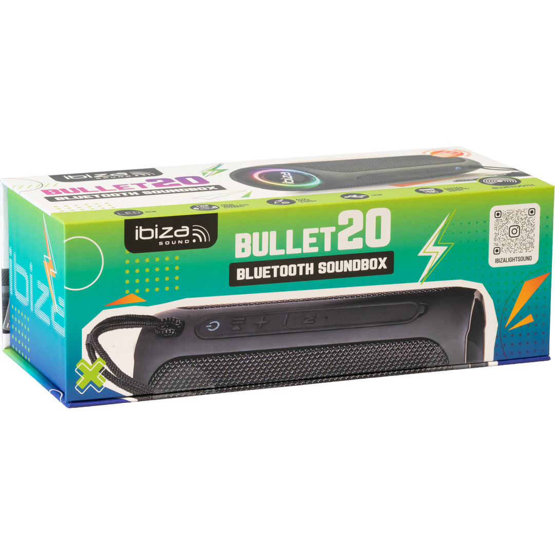 Ibiza BULLET20 Bluetooth høyttaler