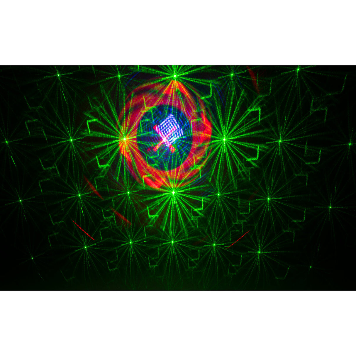 Ibiza Batteridrevet lyseffekt med laser